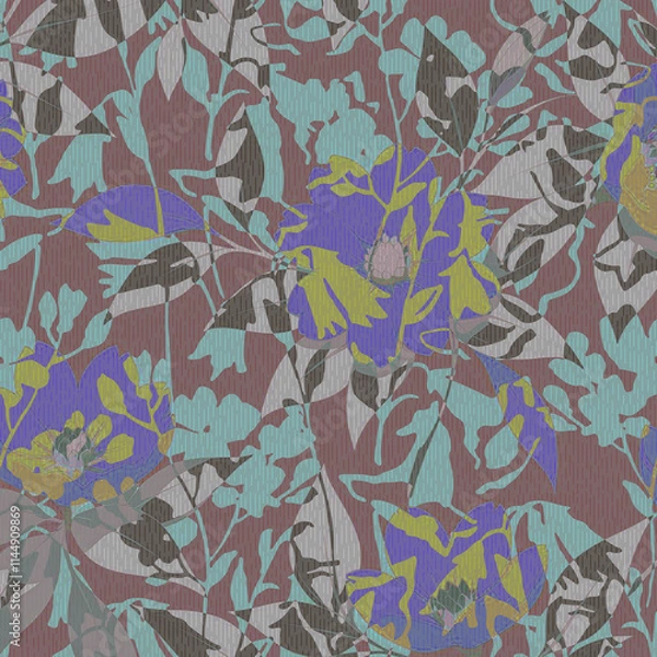 Obraz Leaf seamless patterns