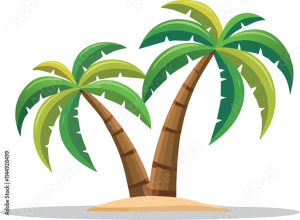 Obraz palm tree illustration