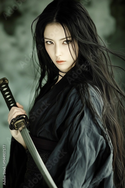 Obraz Woman with sword