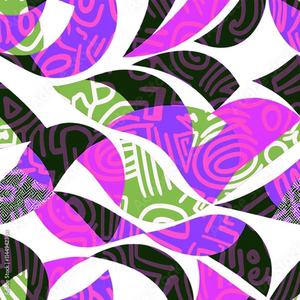 Obraz Abstract seamless patterns