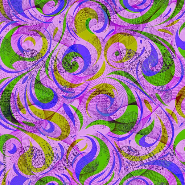 Obraz abstract seamless patterns