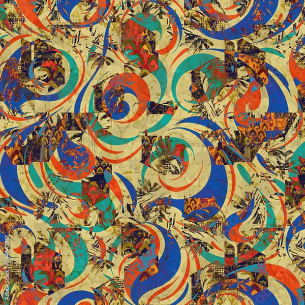 Obraz flower seamless patterns