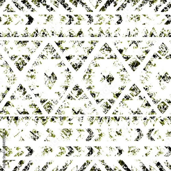 Obraz Geometrical ethnic seamless pattern