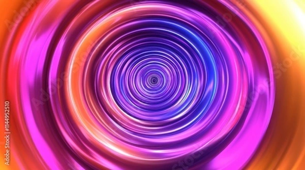 Fototapeta Colorful Abstract Swirling Pattern with Purple and Orange Tones