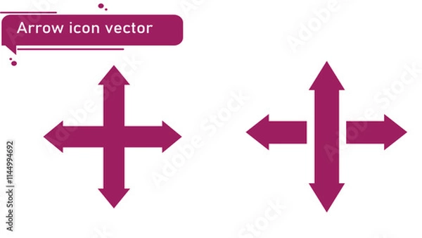 Fototapeta abstract design vector arrows sets