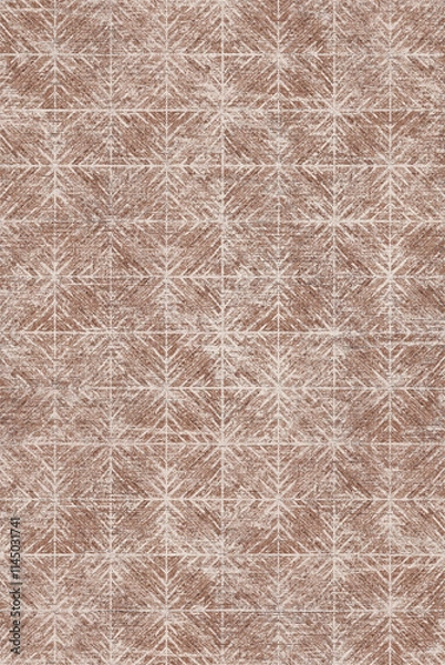 Fototapeta Linear textured printable carpet design