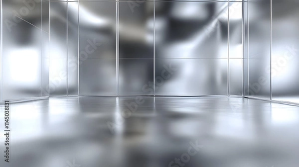 Obraz Polished metallic surface, smooth and uniform