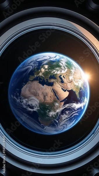 Fototapeta earth in space