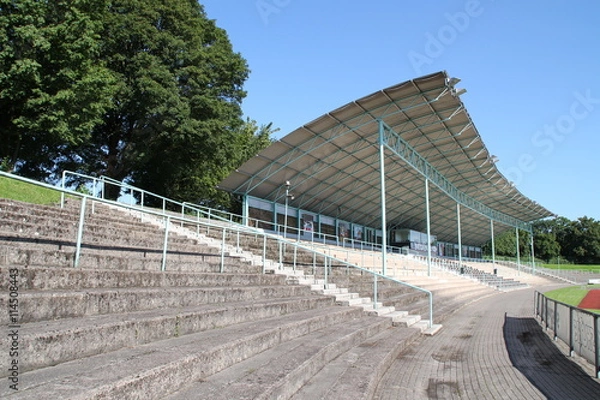 Obraz Eine Stadiontribühne