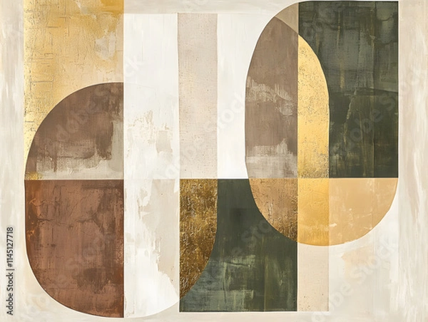 Obraz A layered abstract artwork