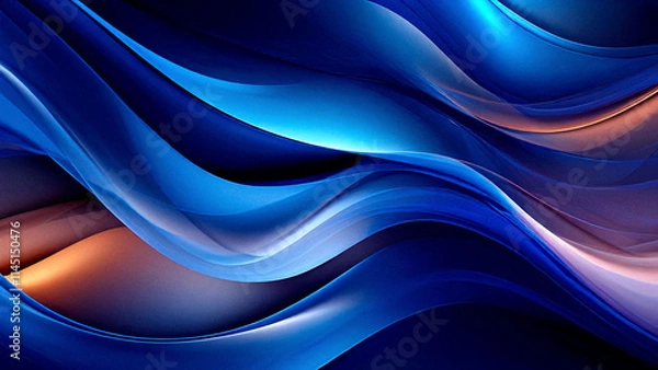 Obraz Blue abstract background