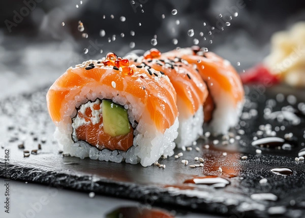 Obraz Appetizing food photos, whet your appetite,おいしそうな食べ物の写真、食欲をそそる,
AI generated