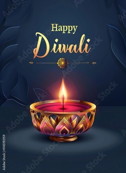 Obraz Happy diwali post