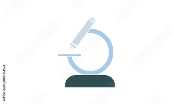 Obraz Microscope, Medical, Medicine, Scientific, Isolated, Laboratory, Lab, Equipment, Micro free vector image icon
