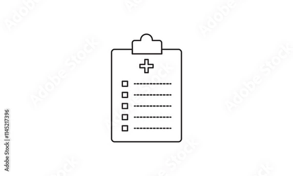 Obraz Clipboard, Task, Medical, Survey, Checkbox, Report, Document, List, Notebook, Check, Form free vector image icon