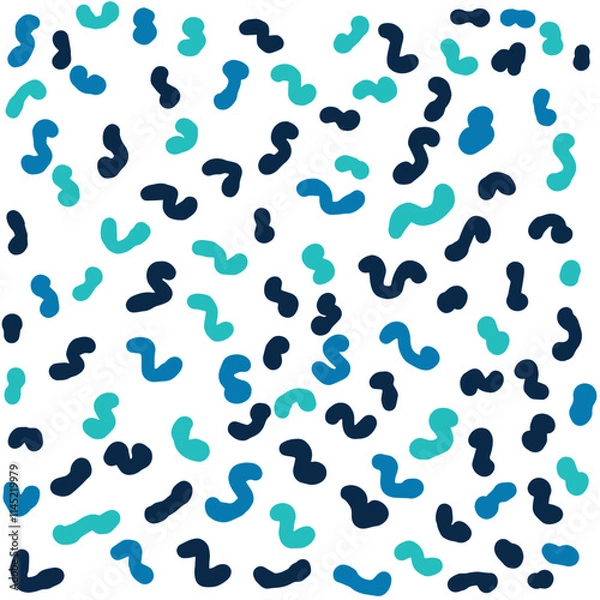 Fototapeta seamless pattern with blue drops