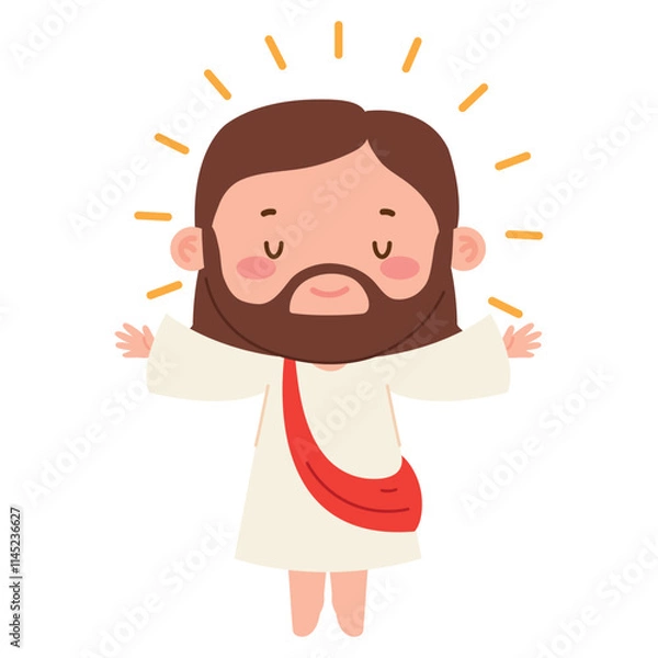 Obraz cute jesus christ