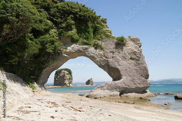 Fototapeta 北浜の洞門