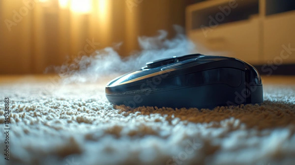 Obraz Robotic Vacuum Cleaner with Smart Cleaning Technology
