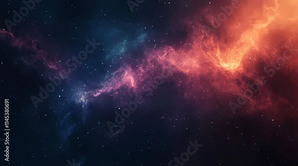 Fototapeta Space and galaxy astrology or astronomy background with star constellations. Constellation. Illustration