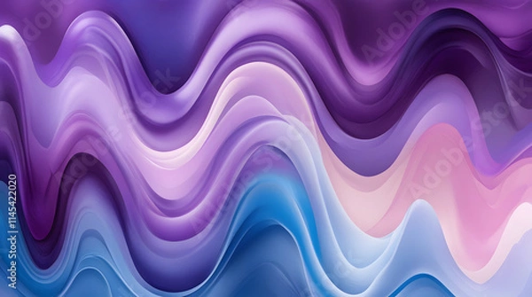 Fototapeta Gradient Design with Vibrant Shades of Purple, Blue, and Pink