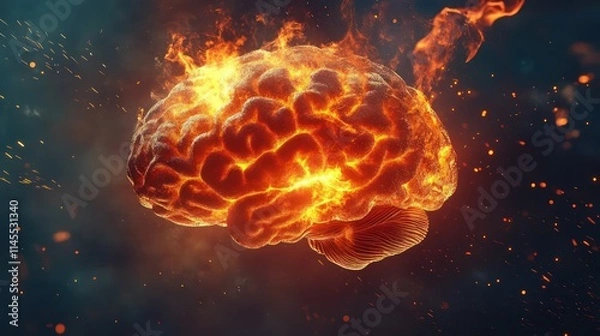 Obraz explosion with alpha channel