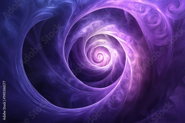Fototapeta Abstract Purple Spiral Design