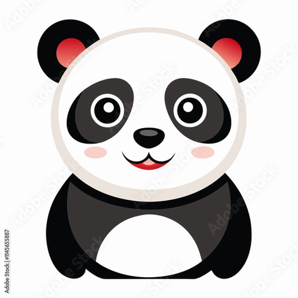 Obraz panda bear cartoon