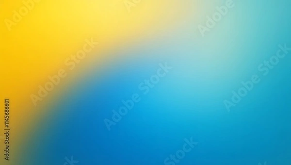 Fototapeta blue and yellow gradient background 