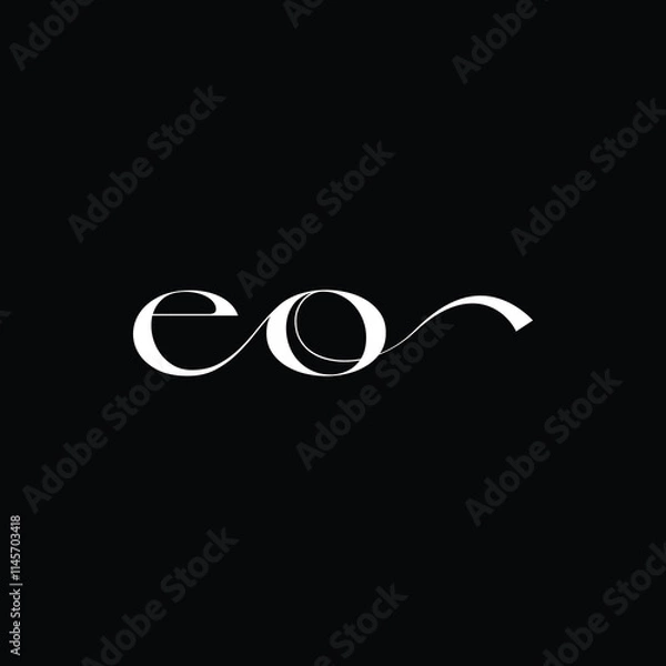 Fototapeta EO Eyeglass Logo