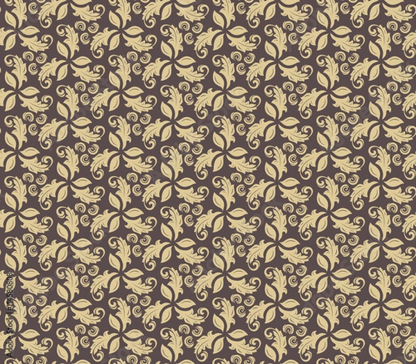 Obraz Floral Fine Seamless Vector Pattern