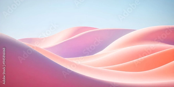 Fototapeta  Colorful abstract background featuring a dynamic wave pattern in vibrant hues 