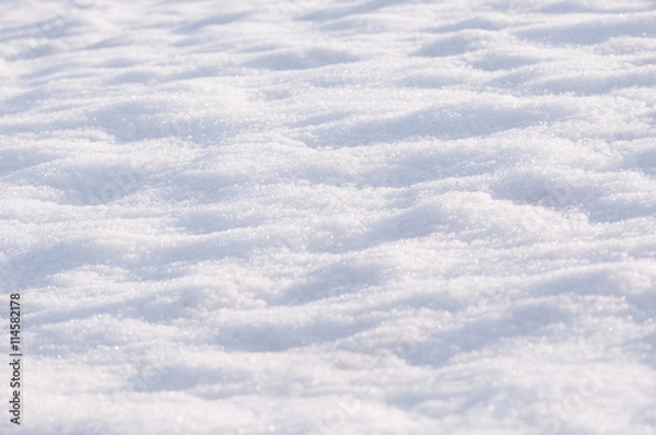 Fototapeta Clear snow background