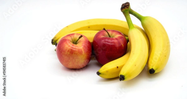 Obraz Owoce na białym tle. 