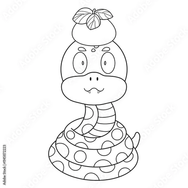 Obraz Cute snake