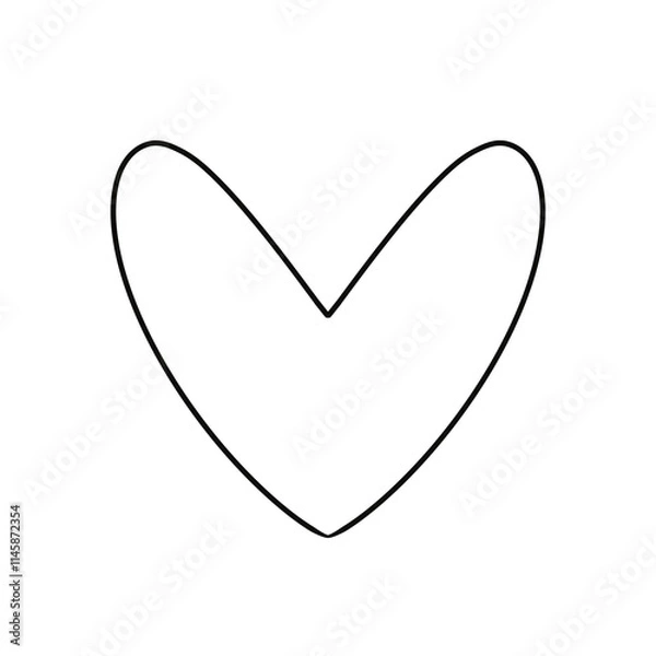 Obraz heart with a leaf