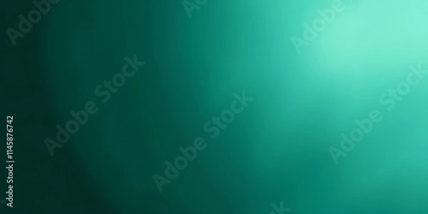 Fototapeta Teal Abstract Gradient: Serene and Subtle Color Blend