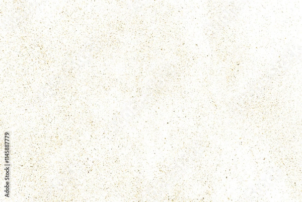 Fototapeta Gold texture pattern on transparent background. Old paper surface. Light golden confetti. Yellow Illustration backdrop. PNG design element.