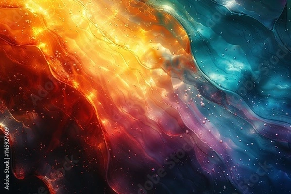 Fototapeta abstract textures radiant multi-layered colors background light fantasy glow space bright