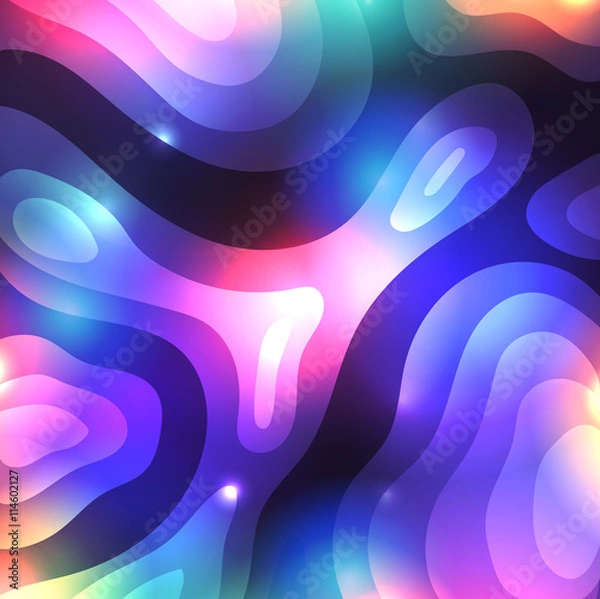 Obraz Abstract colorful background with transparent effect