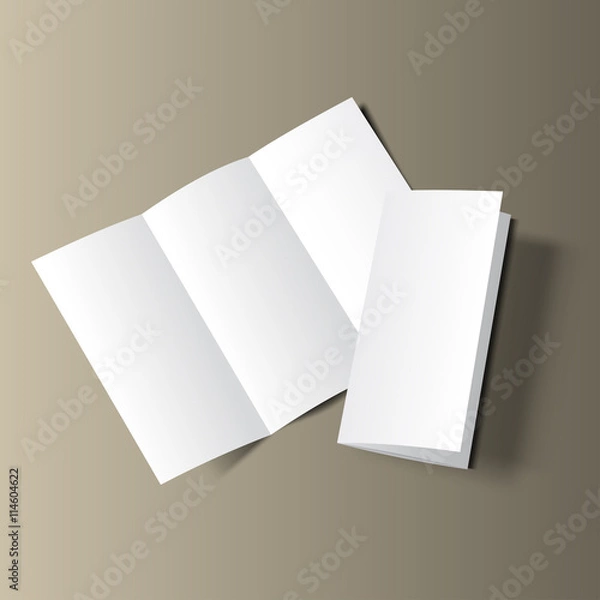 Fototapeta brochure mockup gold2