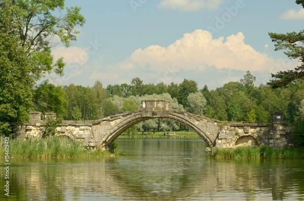 Obraz Stone bridge in the Park.