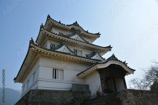 Fototapeta 愛媛　宇和島城　天守