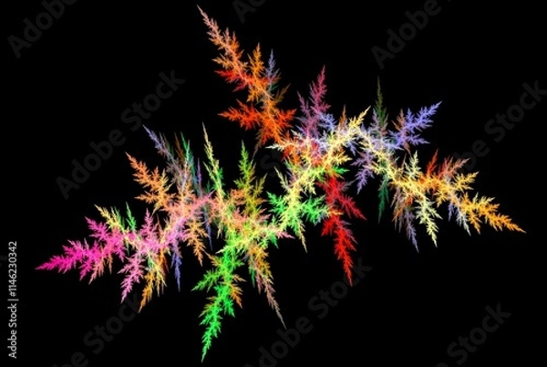 Fototapeta Computer generated fractal pattern and shape