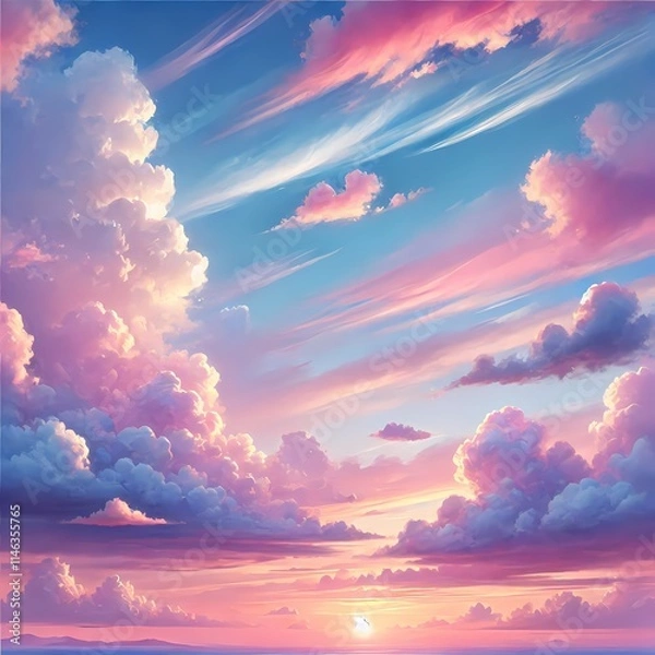 Obraz sunset over the sea