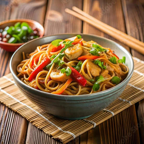 Obraz wok noodles