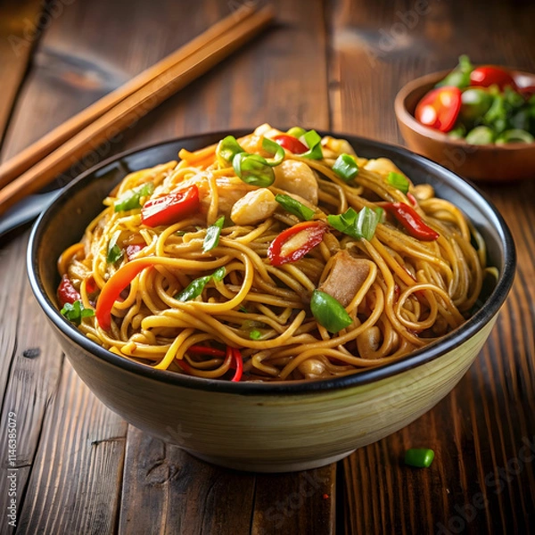 Obraz wok noodles
