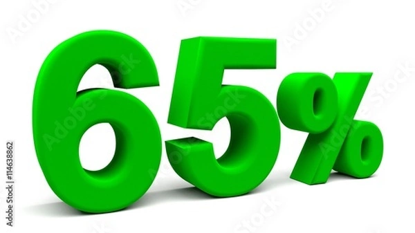 Obraz 3D perspective percents