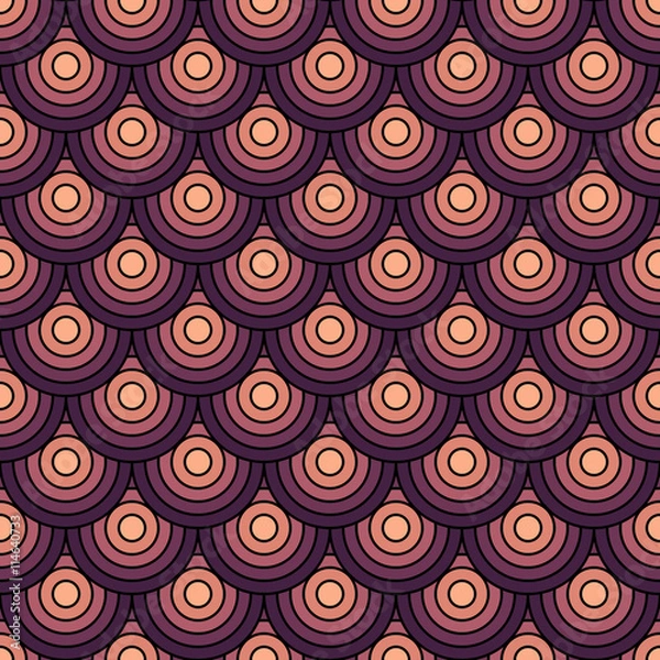Fototapeta Circles background violet