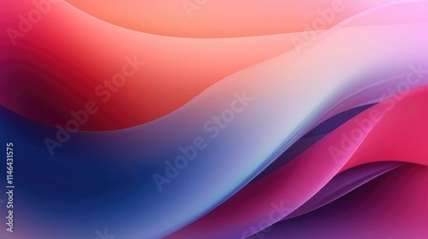 Fototapeta Abstract gradient background with smooth transitions